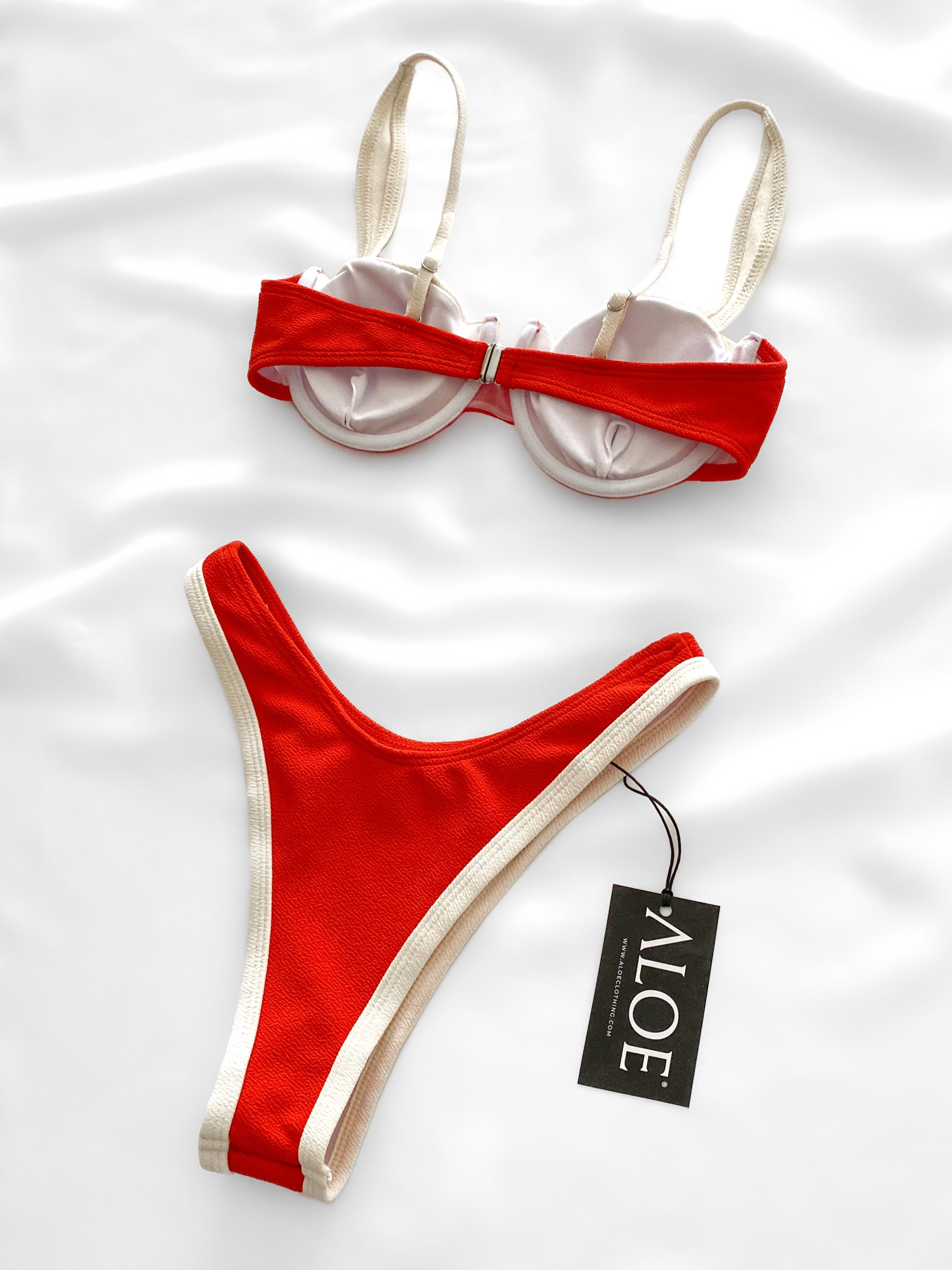 Amalfi Bikini Set | Red