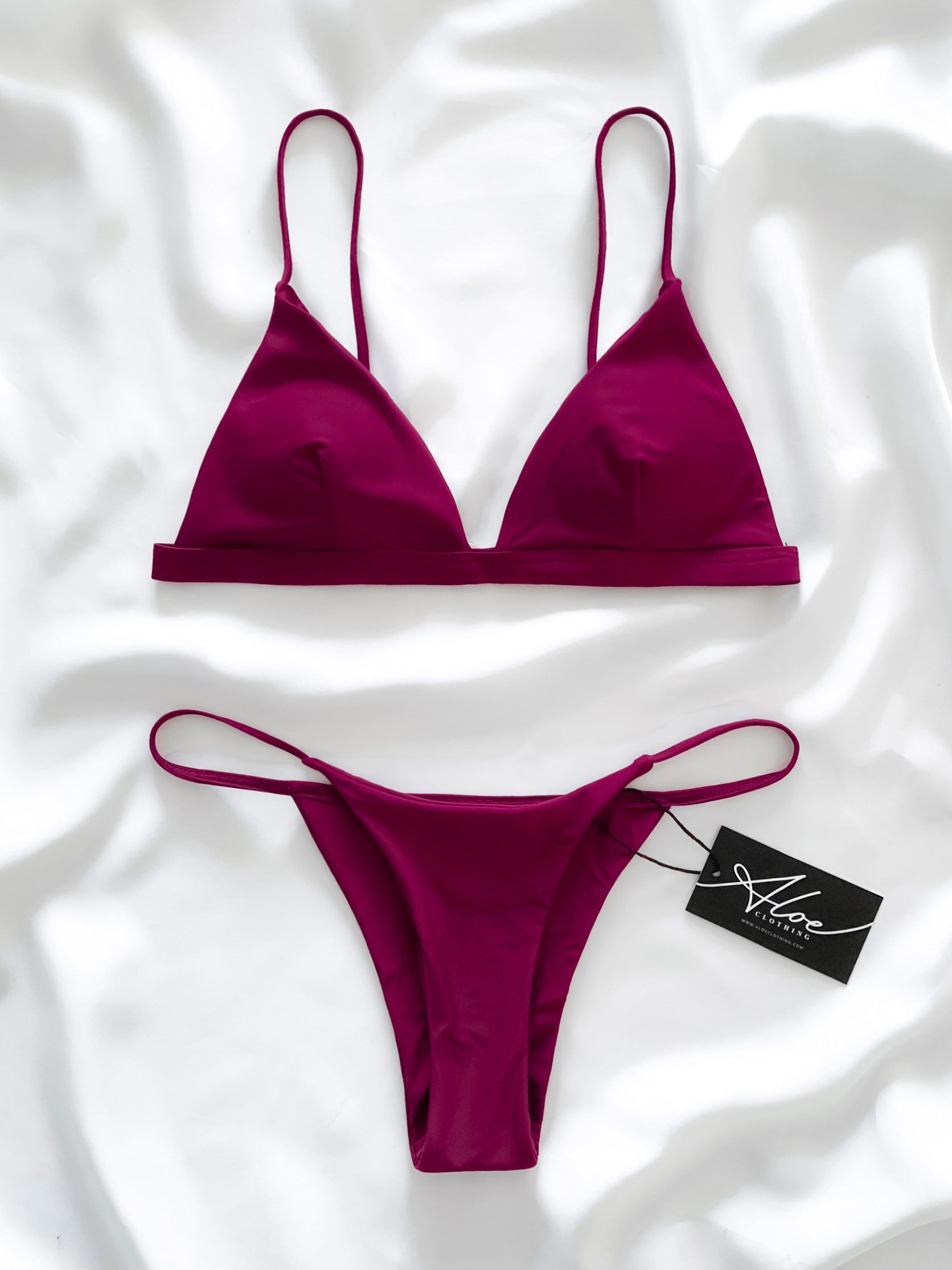 Emma Bikini Set | Burgundy