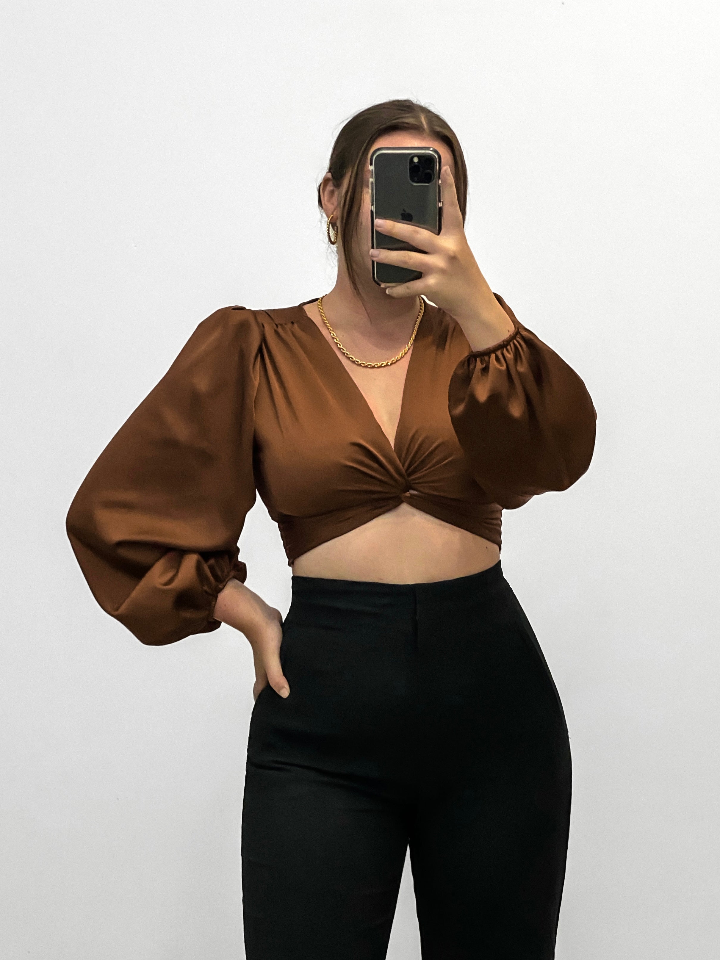 Lucia Top | Brown