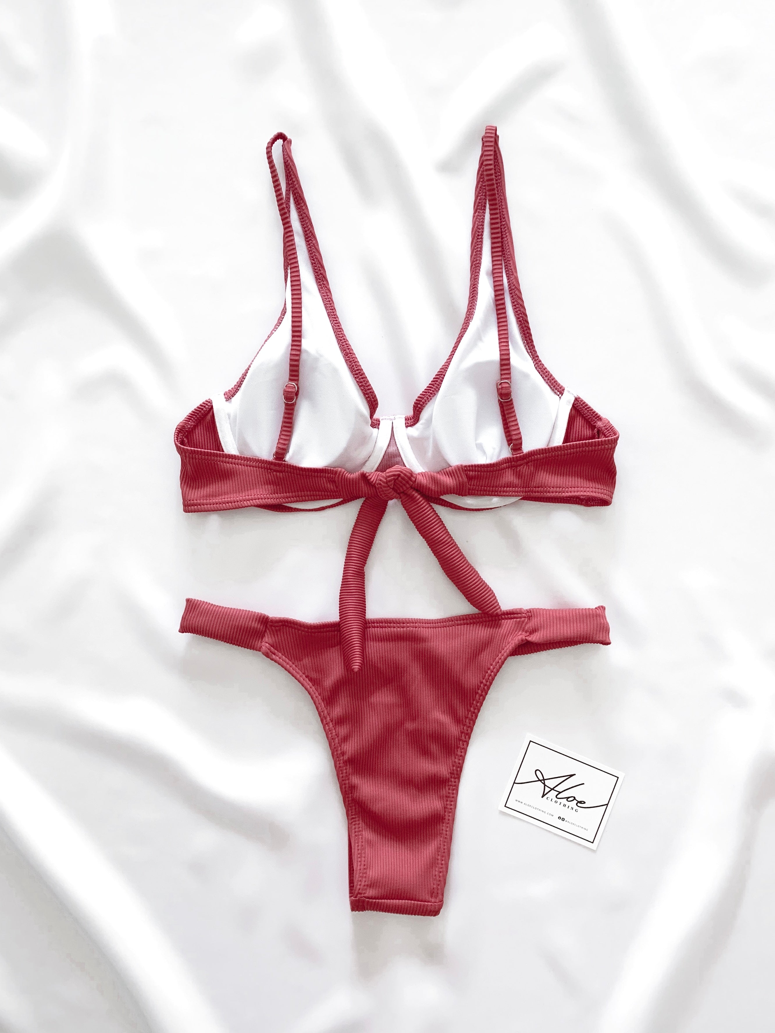 Olivia Bikini Set | Pink Pepper