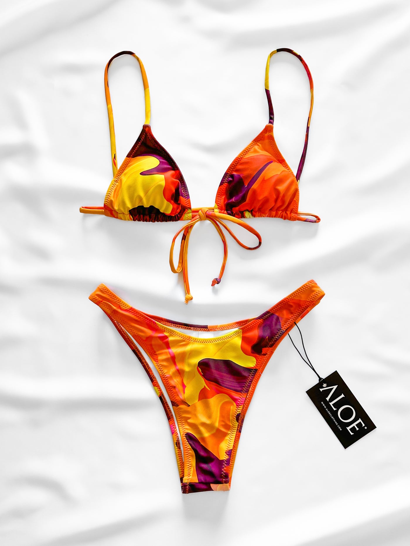 Bikini Flora | Naranja