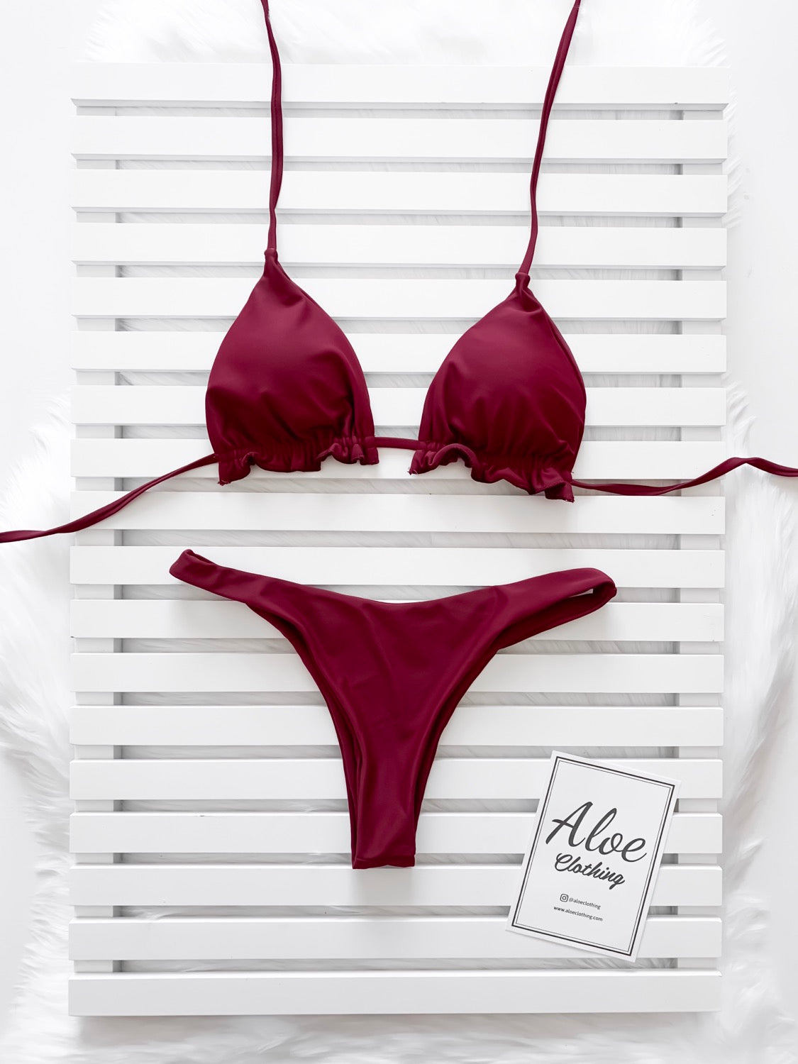 Marlee Bikini | Burgundy