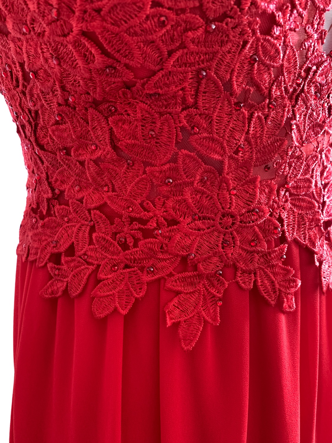 Vestido jazmín | Rojo