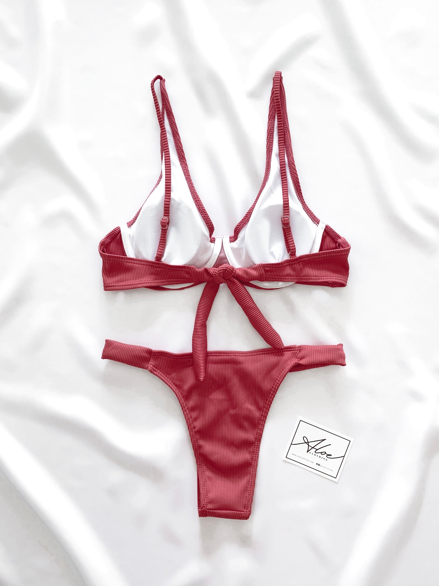 Olivia Bikini Set | Pepper Pink